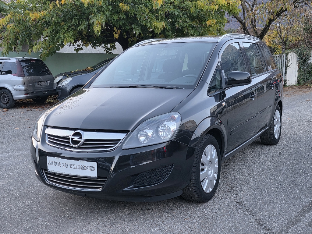 OPEL – ZAFIRA – Monospace – Essence sans plomb – Noire